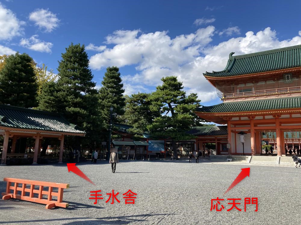 平安神宮の手水舎